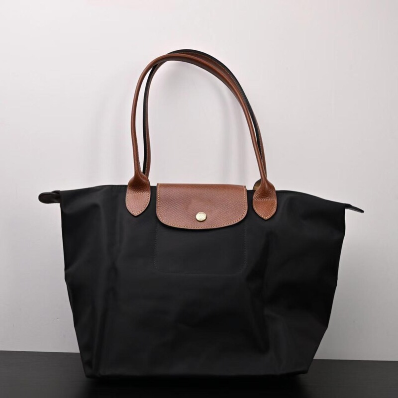 Cross-Border Longxiang Pu Material Classic Dumpling Bag Shoulder Bag Handbag Tote Bag Nylon Large Capacity Foldableing Women's Bag