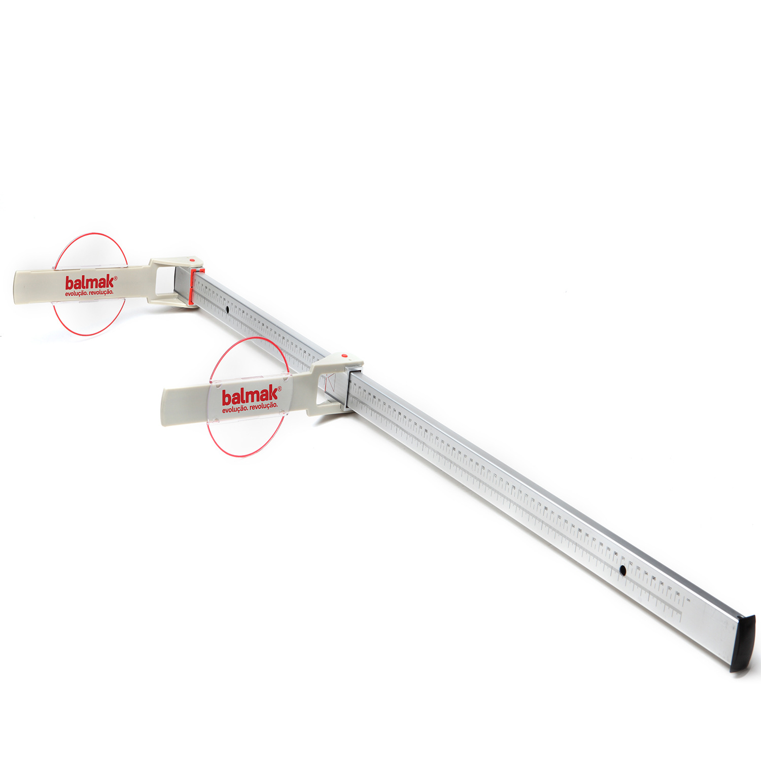 跨境热销1米身高尺 铝合金婴儿测量计身高仪伸缩轻便加长公制刻度