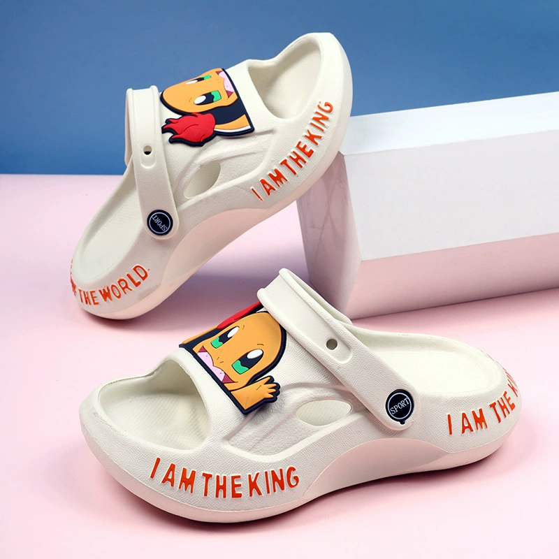 Cartoon cute children's summer slippers, non-slip slide indoor