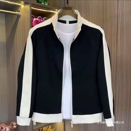 春秋季男士新品立领夹克外套青少年帅气范潮流高品质时尚上衣