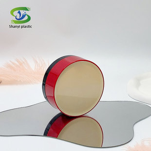 Factory Direct Sales Red Round Air Cushion Box Empty Box High-End Packaging Box Bb Cream Cosmetics Packaging Material Universal