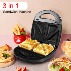 クロスボーダー3合1サンドイッチ機取り外し可能パネル多機能朝食機750Wワッフル機