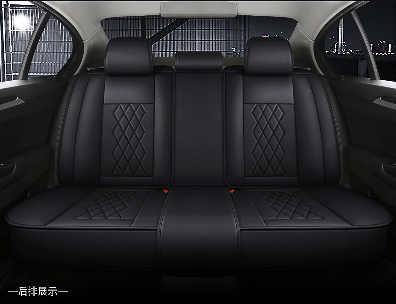 Car seat cushion five universal 3D seamless full surround four seasons universal leather seat cushion source manufacturers wholesale