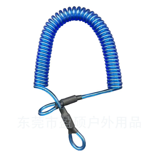 Spinning Spring Rope Automatic Retractable Lure Rod Guard Waist Short Rope Fishing Gear Accessories Hook