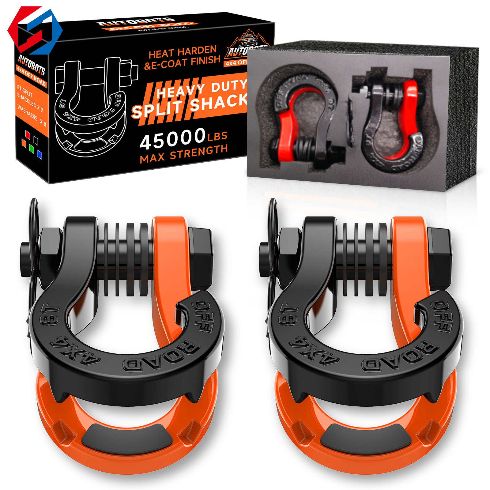 8T 블랙/오렌지 [상자]