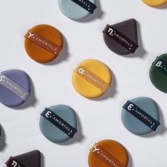 Ermu Tang Dou Star Shift Powder Puff Set of 4 Sponge Cushion Puffs, Foundation Liquid Specific, Dry and Wet Dual Use