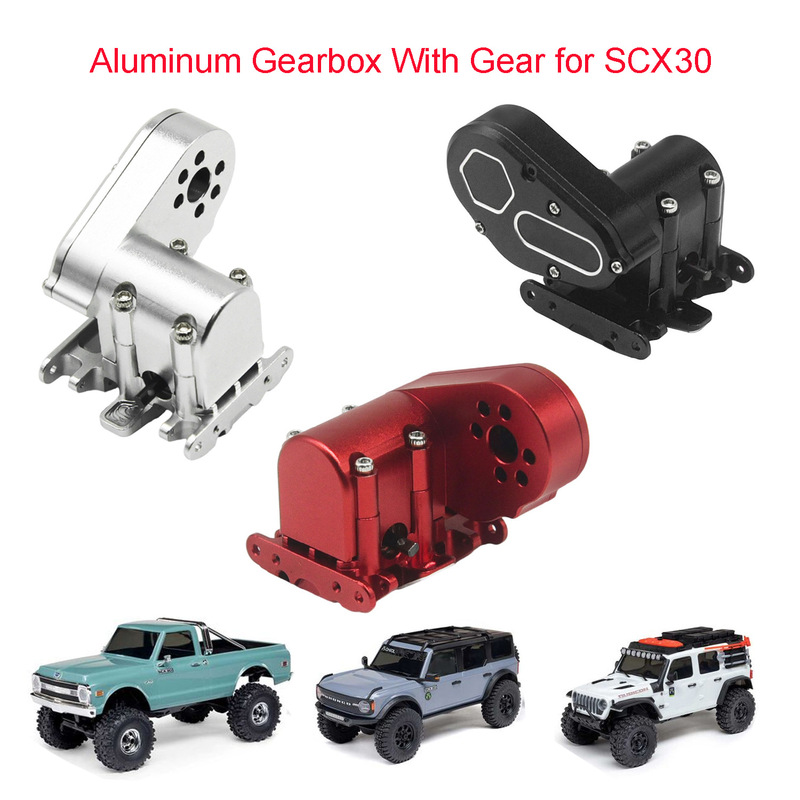 Axial Scx30 Modified Parts Aluminum Alloy Gearbox Assembly with Gears Rc Model Car Factory Direct Sales and Distribution