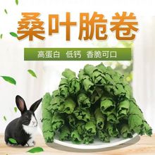 宠物兔子桑叶卷龙猫荷兰猪仓鼠零食高蛋白低钙营养草牧草50克盒装