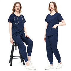Cross-border dental surgeon scrub suit, split-style hand-washing gown set, nursing workwear, elastic quick-dry nurse uniforms—wholesale