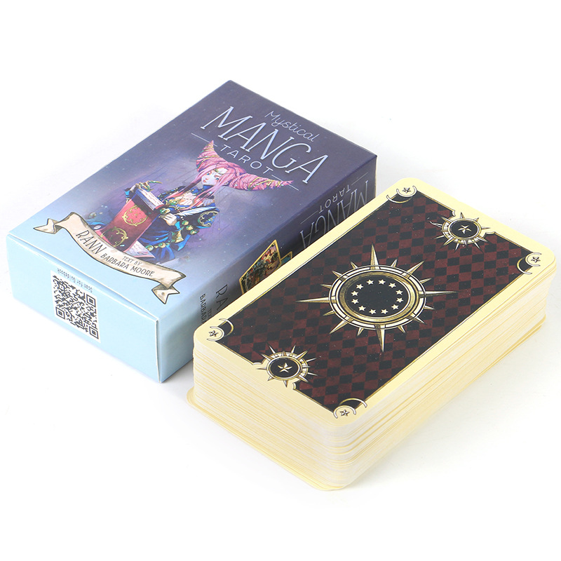 Mysterious Manga Tarot Cards Oracle Deck Board Game English_voghion.com