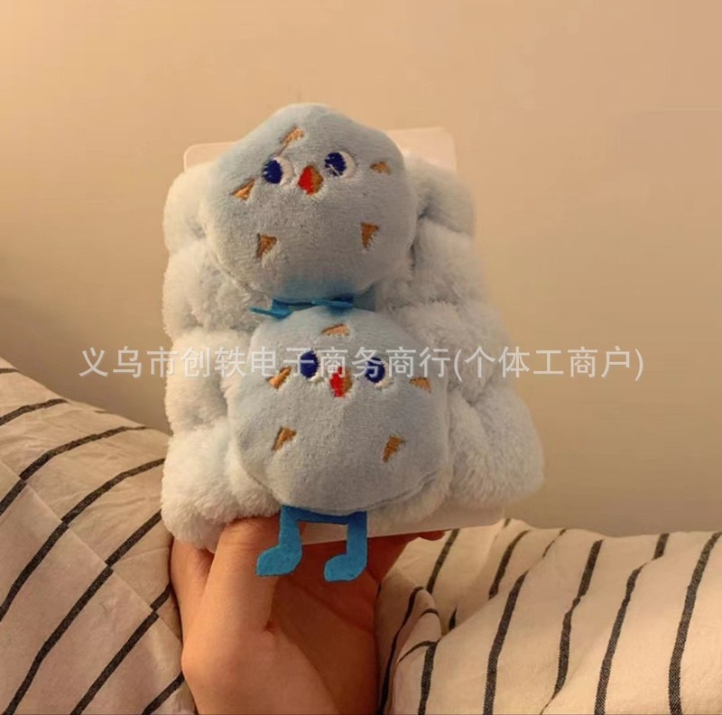 かわいい人気のぬいぐるみトースト漫画アクセサリー子供用リストストラップ女性の洗顔と洗濯防水防湿スリーブアーティファクト|undefined