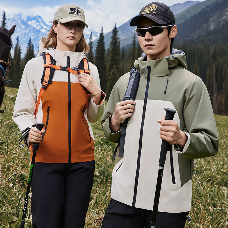 Waterproof Thin Jacket Work Clothes Custom Work Clothes Team Hooded Reflective Strip Jacket Outdoor Sports Windbreaker for Women