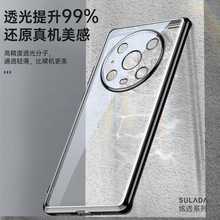 Magic6手机壳 苏拉达炫透 电镀直边超薄TPU适用Magic5 Pro软壳套