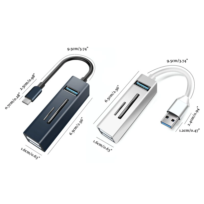 DM-HC17 пяти в одном Type-C 3.0HUB/SD/TF расширительный док-ридер USB2.0HUB