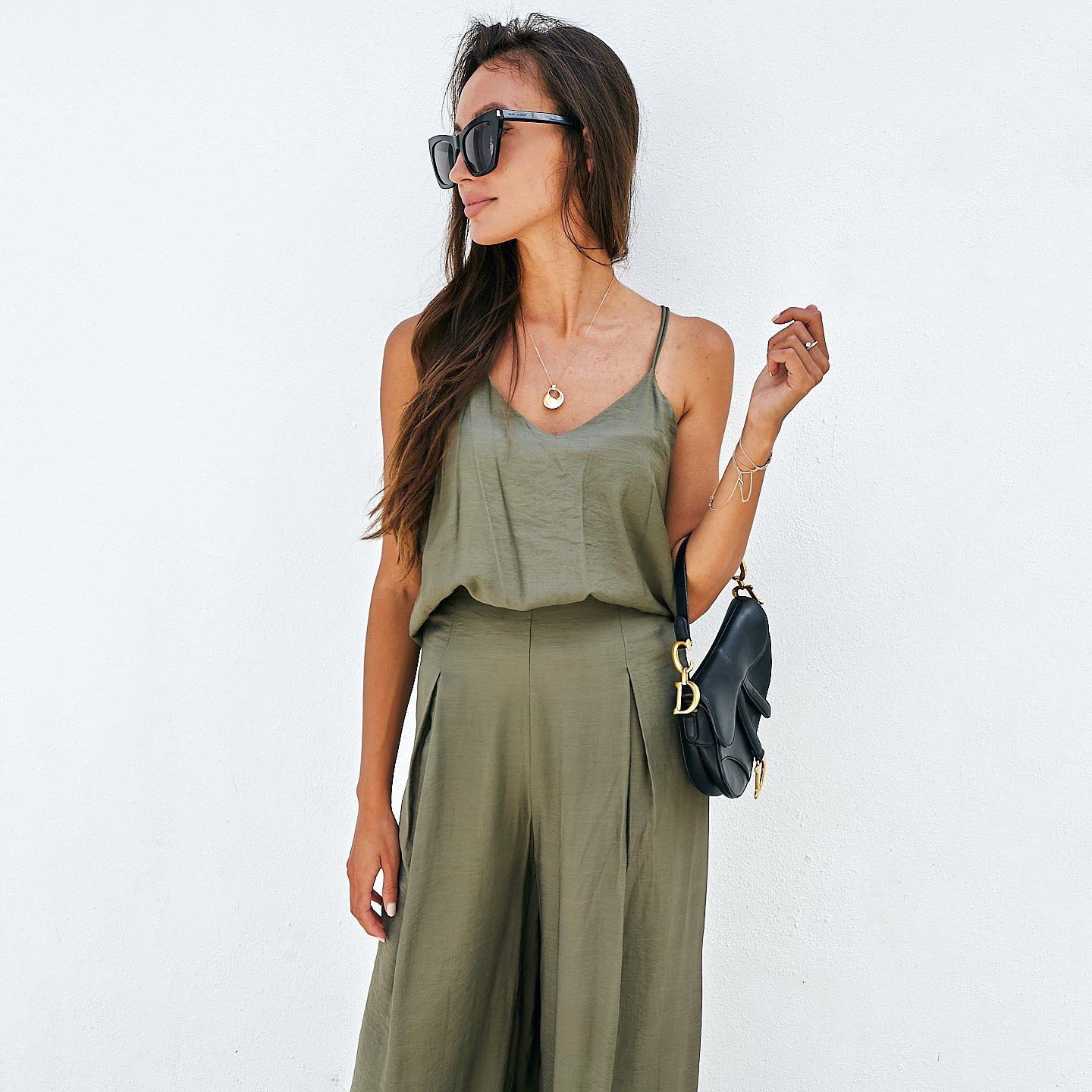 Spandex Fabric Type Pant Co-ord Set Sets Type Daily Women'S Casual Solid Color Spandex Pant Co-ord Set Pants Sets