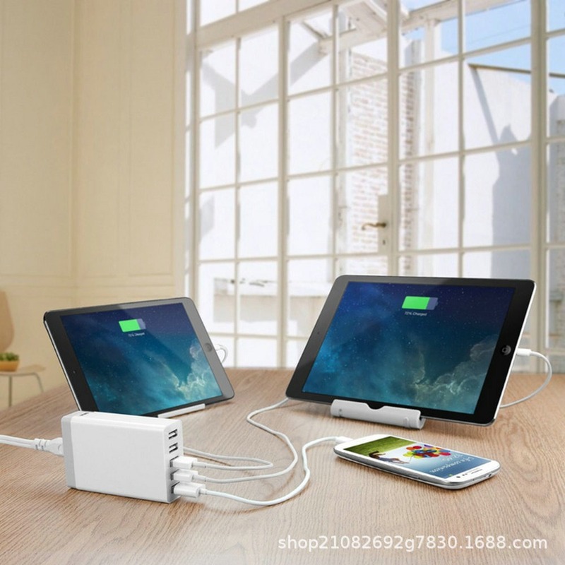 工場卸売 40W 家庭用デスクトップ 5ポートUSB携帯電話充電器 マルチポートUSBスマート急速充電 多国対応|undefined