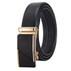 New men's automatic buckle belt scraping super fiber belt business leisure running volume spot wholesale manufacturer direct sales