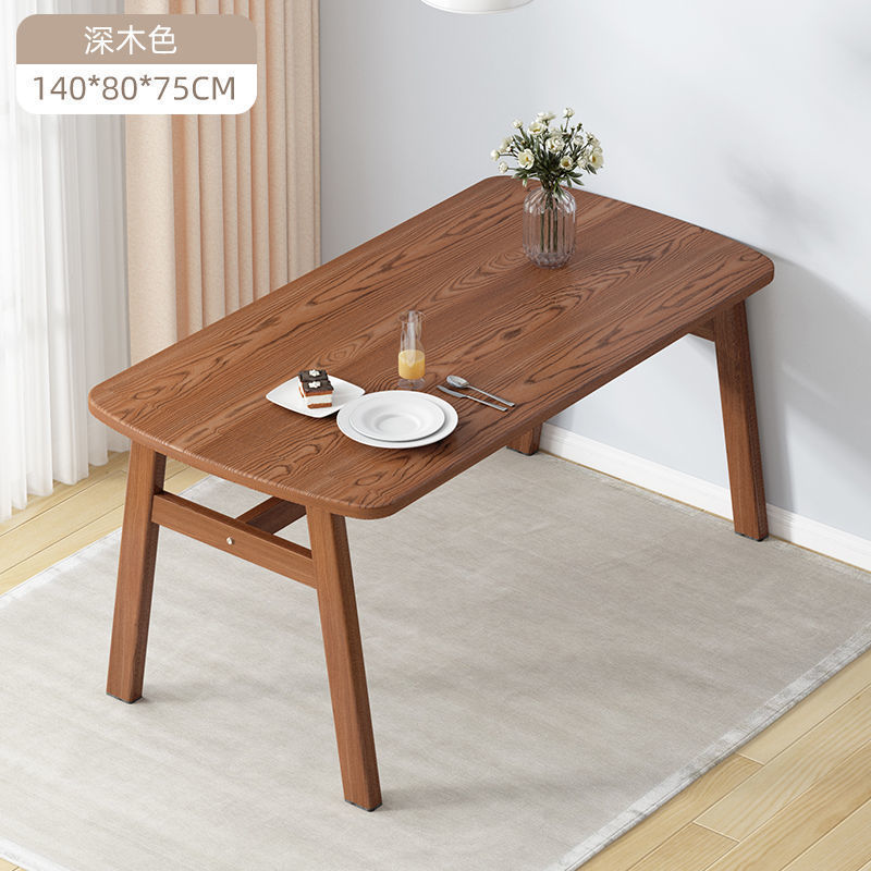 Mesa de comedor para uso doméstico, apartamento pequeño, mesa de comedor moderna y sencilla, mesa de comedor combinada, mesa rectangular, mesa y silla de restaurante de comida rápida informal