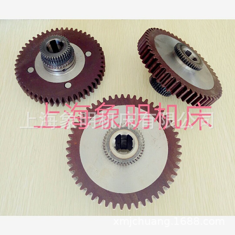 H5-32C胶木齿轮-上海五机床厂三联齿/内外齿轮/花键齿轮轴/传动轴