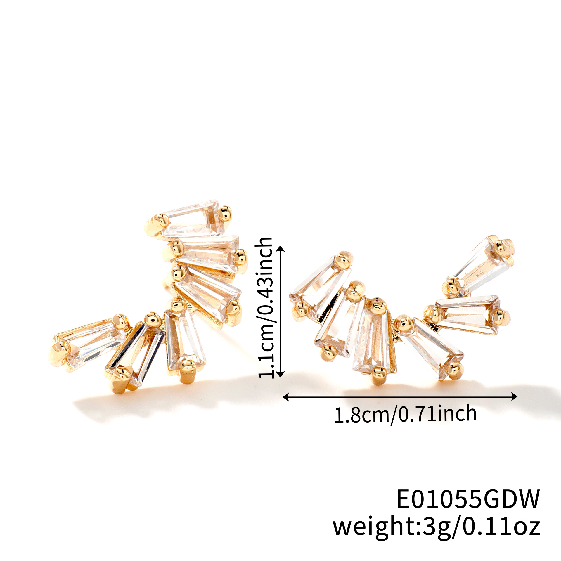Cubic Zirconia And Pearl Stud Earrings, Delicate And Versatile For Work, Commute And Daily Wear. Hypoallergenic, Tarnish-resistant And Durable For Lon_voghion.com
