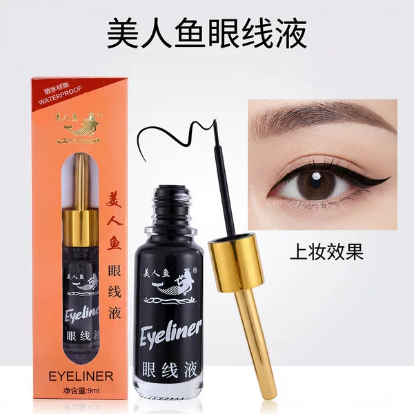 Makeup: Classic Brand 207 Mermaid Liquid Eyeliner, Long-Lasting and Smudge-Proof, Beginner-Friendly Soft and Hard Tip Eyeliner, Sweat-Resistant