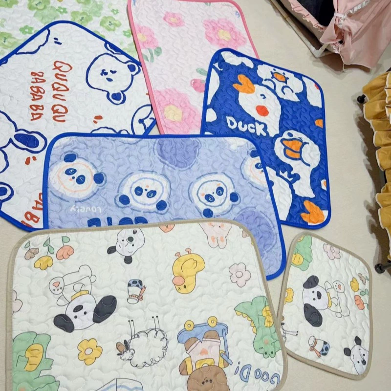 Всесезонный коврик для собак, хлопковый коврик для сна для собак маленького и среднего размера, коврик для сна для кошек, весенне-летний нескользящий дышащий коврик