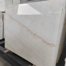 直纹白玉石大理石电视背景墙定制天然奢石洗手台面板