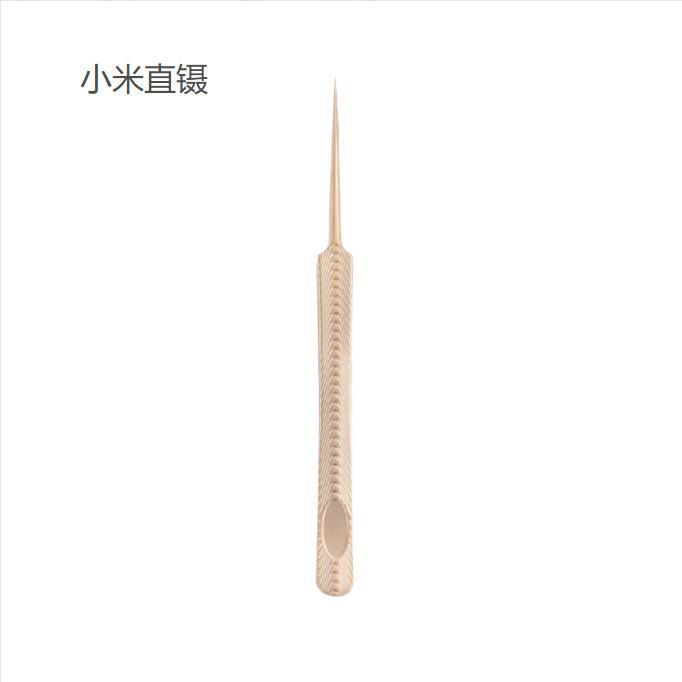 嫁接睫毛镊子小米直镊美睫镊子不锈钢嫁接镊子金羽夹嫁接睫毛镊子