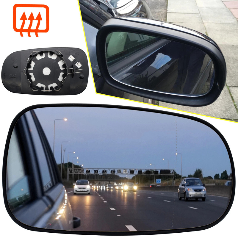 Suitable for Saab 93 03-08 models, left and right side wide-angle rearview mirror, reversing mirror, heated lens Suitable for Saab 93 03-08 models, left and right side wide-angle rearview mirror, reversing mirror, heated lens