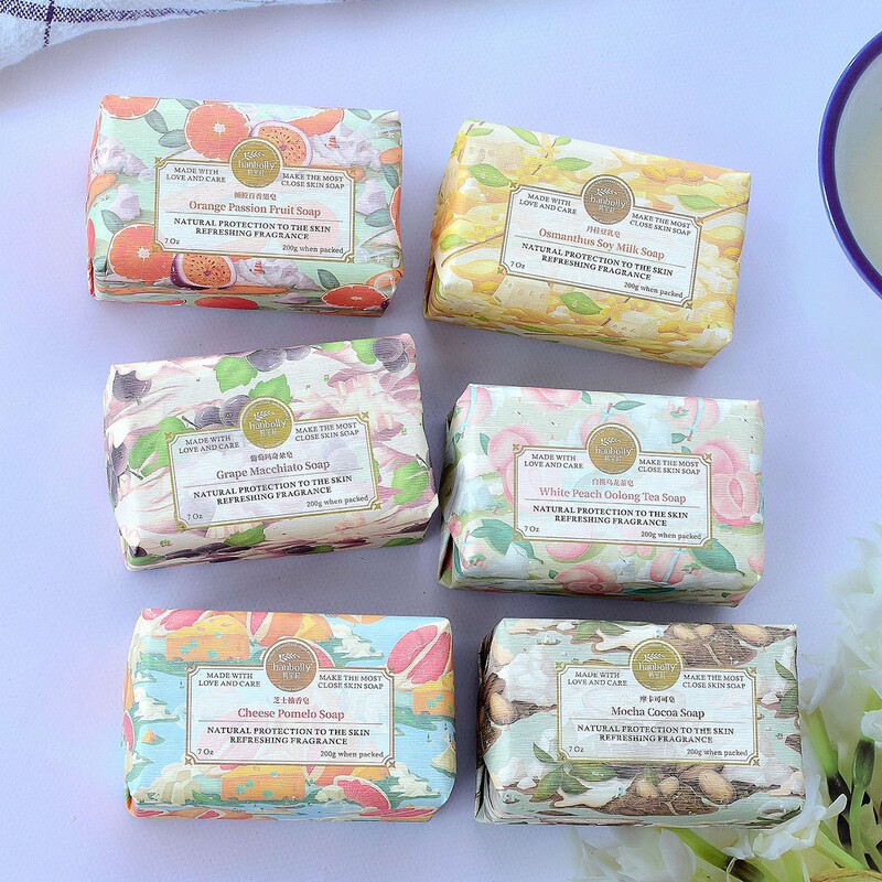 Han Baoli White Peach Oolong Tea Soap Lasting Fragrance Home Soap Grapefruit Soap Cheese Pomelo Handmade Soap Han Baoli White Peach Oolong Tea Soap Lasting Fragrance Home Soap Grapefruit Soap Cheese Pomelo Handmade Soap