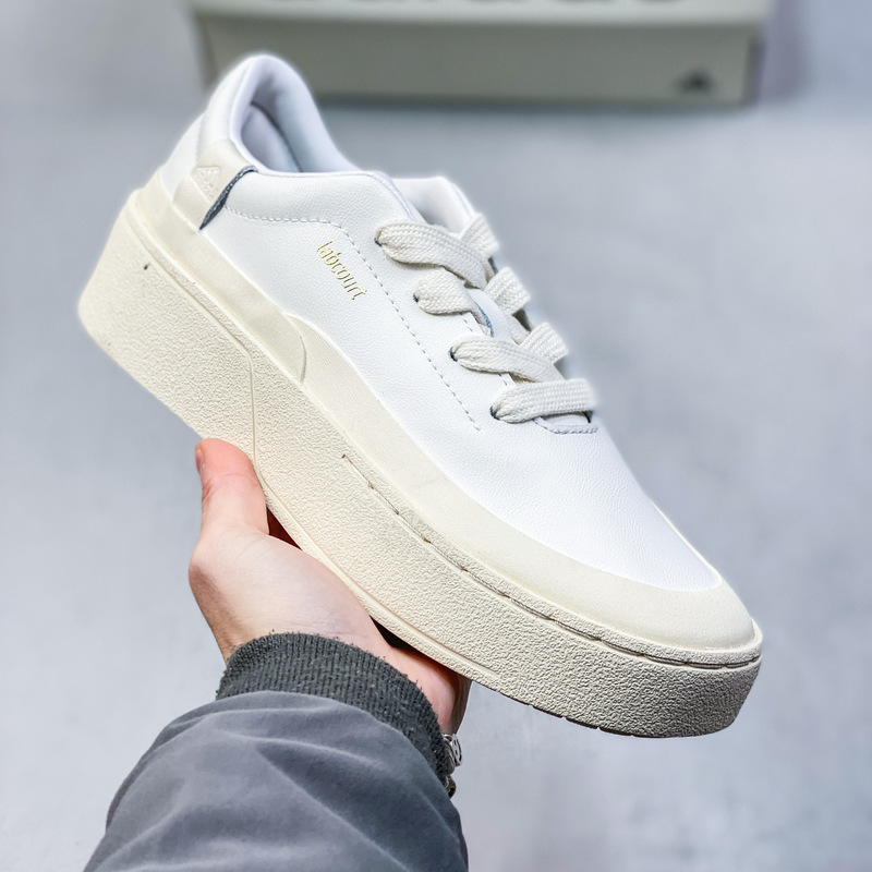 Putian Shoes Labcourt Thick-Soled Women's Sneakers Height-Increasing Leather Casual Couple Shoes Black and White Versatile Minimalist Commuter Shoes Putian Shoes Labcourt Thick-Soled Women's Sneakers Height-Increasing Leather Casual Couple Shoes Black and White Versatile Minimalist Commuter Shoes