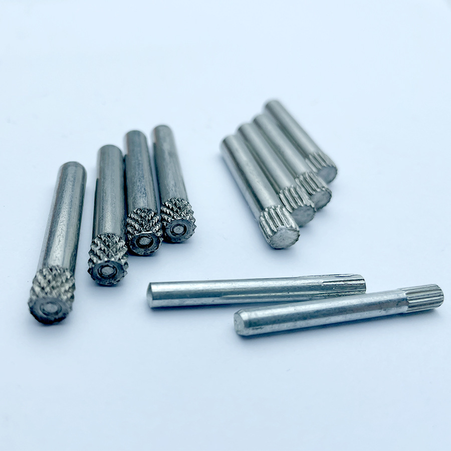 厂家异形多工位冷镦件加工 不锈钢滚花轴销冷镦加工 非标五金加工