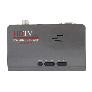 DVB-T2 Converter RF в HD VGA AV-приемник 1080p Координатор поддерживает DVB-T