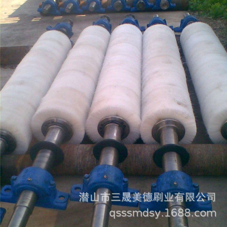 厂家直供各式工业毛刷辊 尼龙毛刷辊 清洗毛刷辊 各式毛刷辊