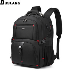 跨境多功能男士双肩包大容量出差电脑包减负气垫背带背包学生书包