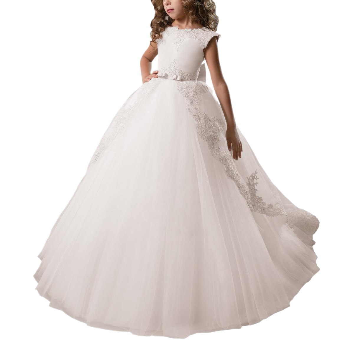 El Comercio exterior europeo y americano suministra ropa para niños nuevos vestido de niña de flores rendimiento de piano cumpleaños pettiskirt vestido de princesa de encaje