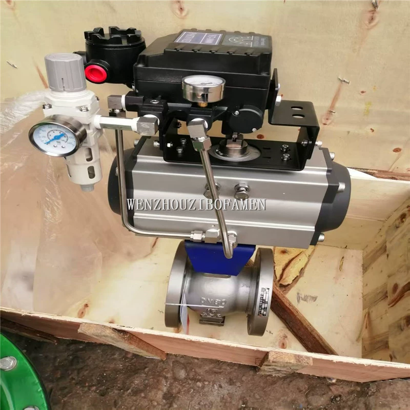 Пневматический запорный клапан из нержавеющей стали пневматический V-образный шаровой клапан VQ647H-16P VQ647F-16P VQ647Y-16P