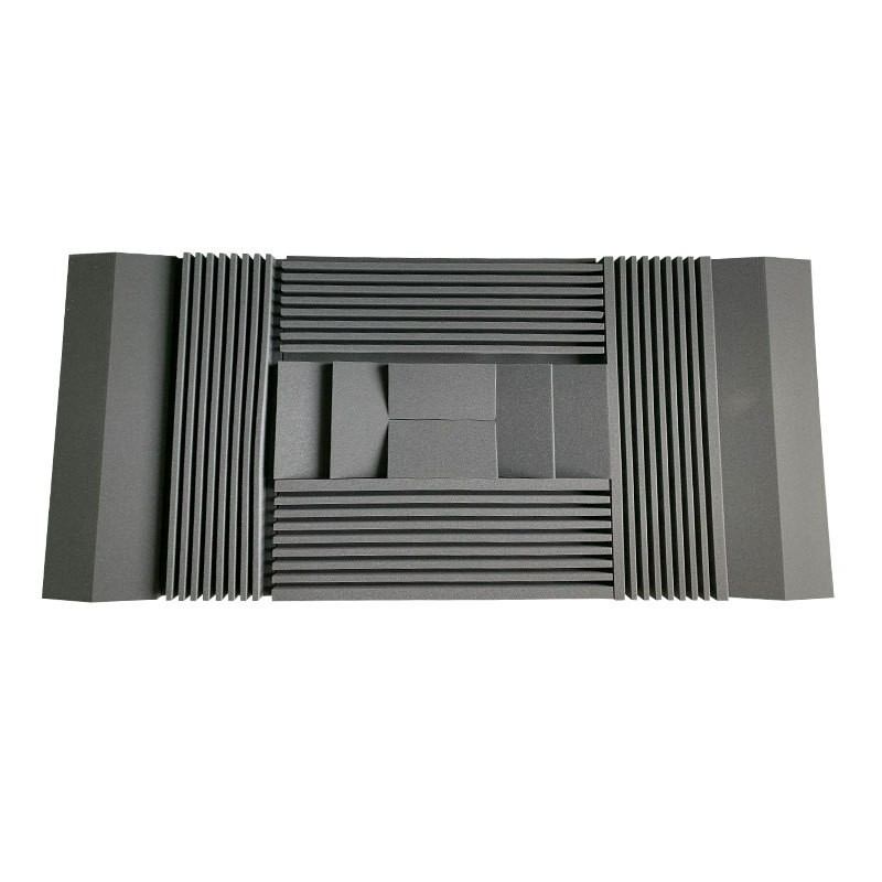 Side Wall Sound-Absorbing Foam Long Groove Soundproofing Foam Self-Adhesive Wall Audio-Visual Room Recording Studio Eliminate Echo Sound Reverberation Silent Room