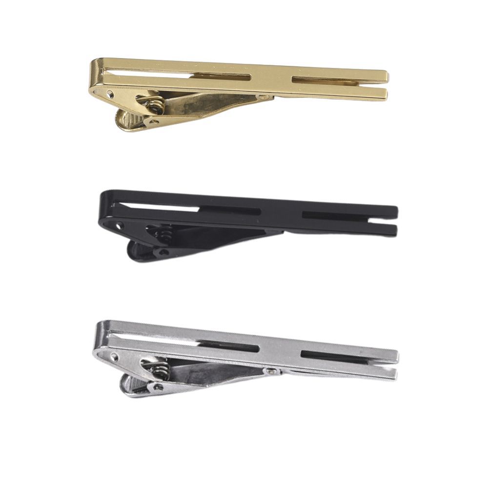 Yagein Cross-Border New Simple Stainless Steel Men's Business Security Tie Fixed Clip Manufacturer Wholesale Tie Clip
