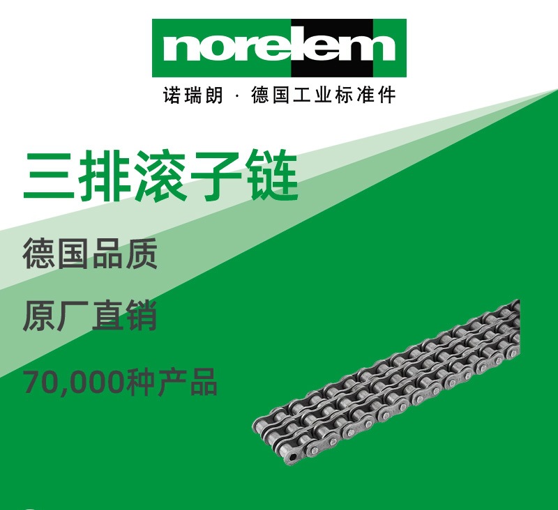 norelem德国原厂直供诺瑞朗NLM22202三排滚子链