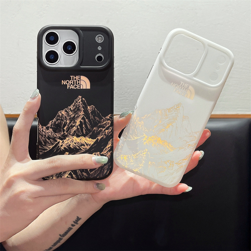European and American Double-Sided Laser-Coated North Face Cross-Border Compatible Apple iPhone 17 Pro Max Phone Case 16 Protective Cover European and American Double-Sided Laser-Coated North Face Cross-Border Compatible Apple iPhone 17 Pro Max Phone Case 16 Protective Cover