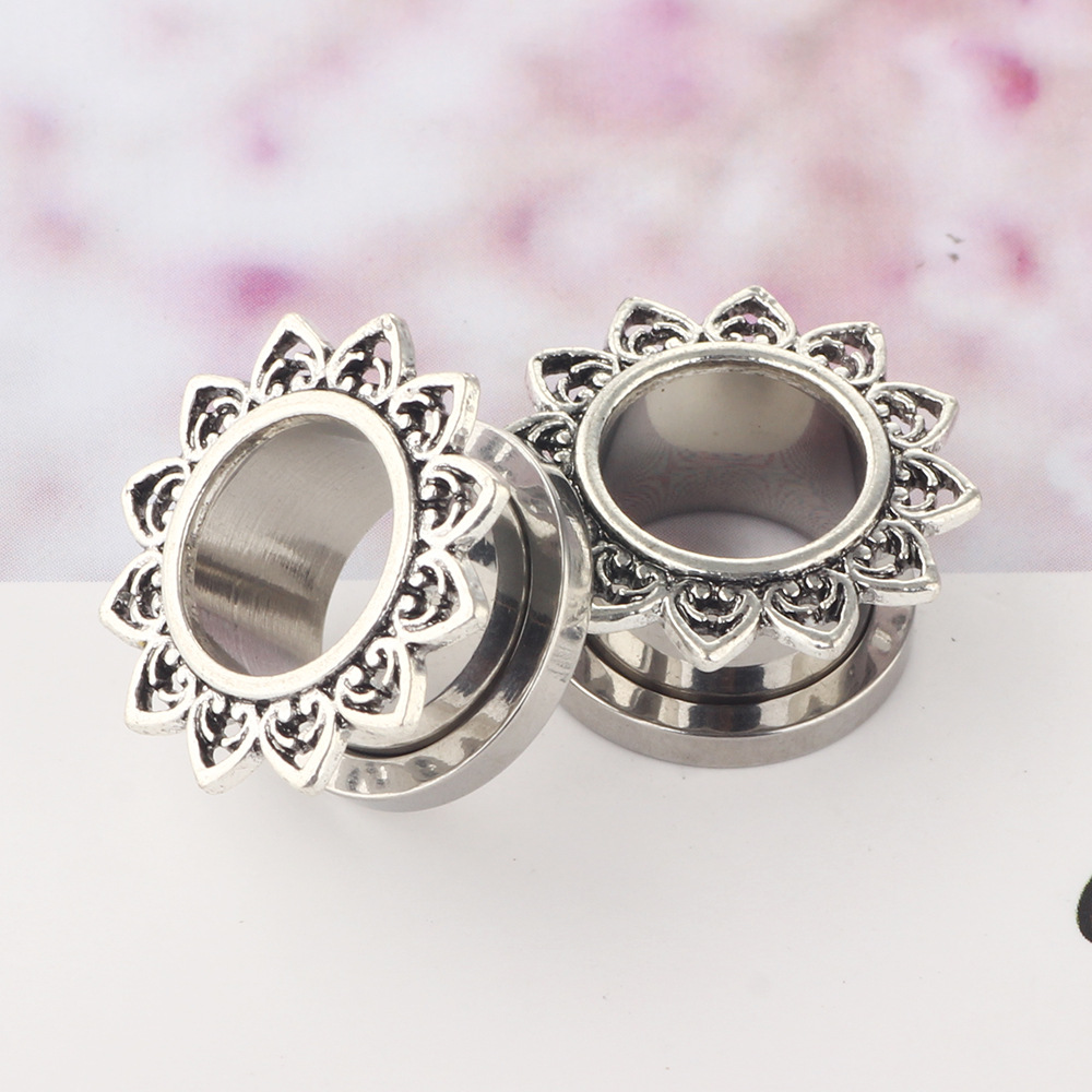 Labret piercing jewelry detail image