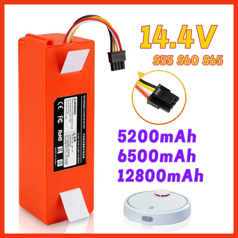 Original BRR - 2P4S - 5200S robot aspirador reemplazo de batería Xiaomi Roborock S55 S60