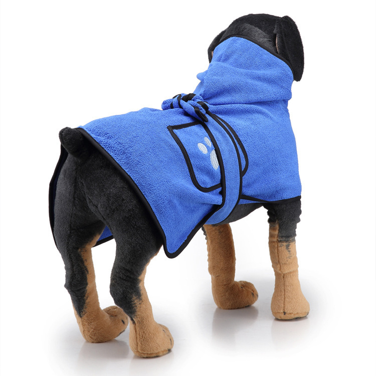Universal Absorbent Dog Bathrobe And Pet Towel Blanket For Dogs_voghion.com