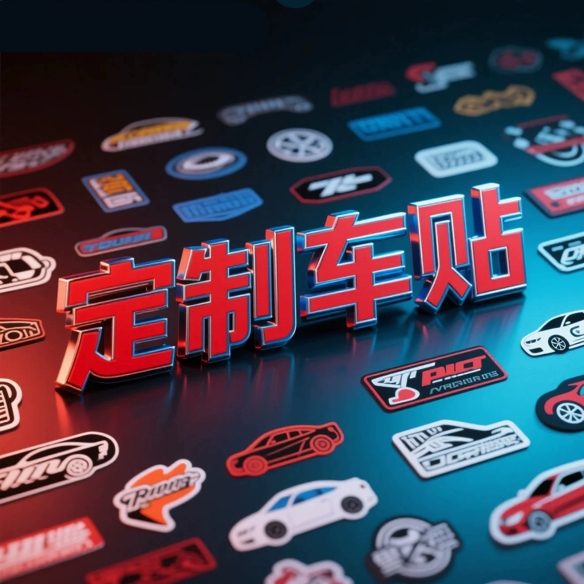 Индивидуальные автомобильные наклейки, клубные автомобильные клубные светоотражающие магнитные рекламные наклейки на заднее окно, оптовая продажа, наклейки для модификации автомобиля