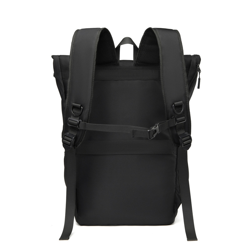 2023 nueva mochila de computadora de gran capacidad para hombres casuales moda contraste color viaje de negocios mochila antirrobo para computadora