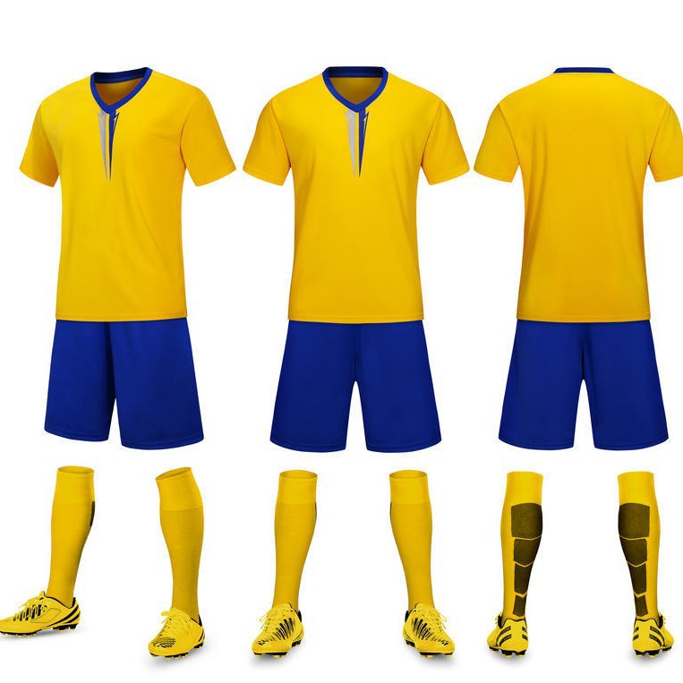 Verano ropa de fútbol infantil para adultos camiseta de mangas cortas para estudiantes de escuela primaria y secundaria para hombres y mujeres se puede imprimir bordado 6099