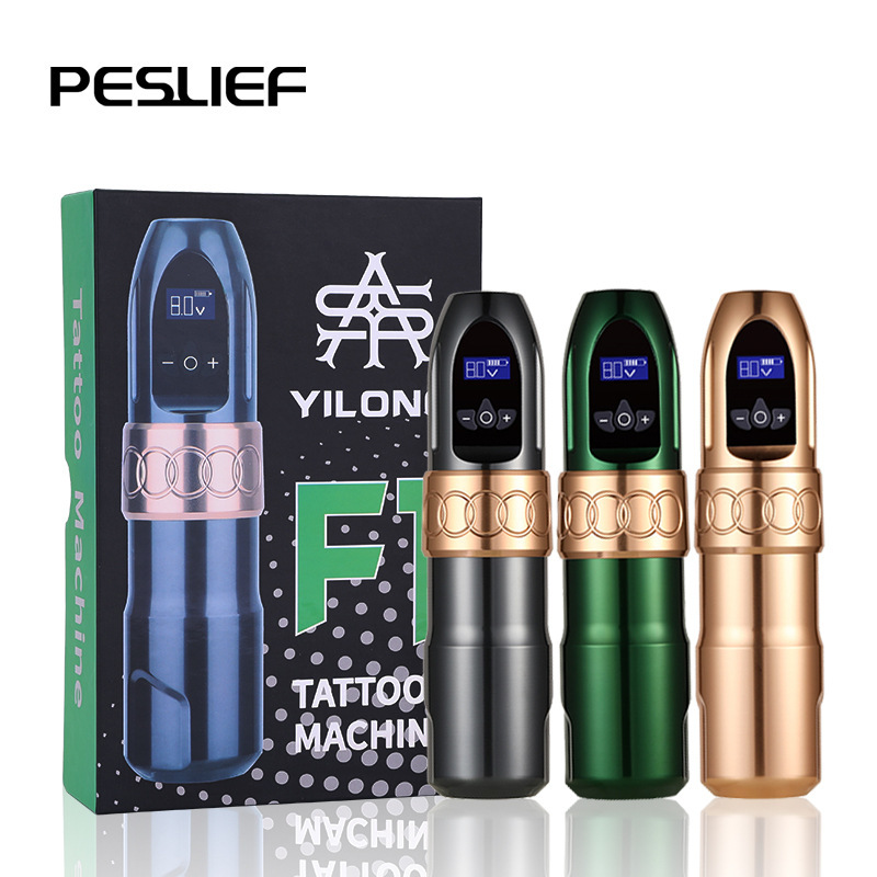 Yanchuang Tattoo Mobile Pen Processing Tattoo Motor Machine Tattoo Power Pen Rotary All-In-One Machine Cross-Border Supply
