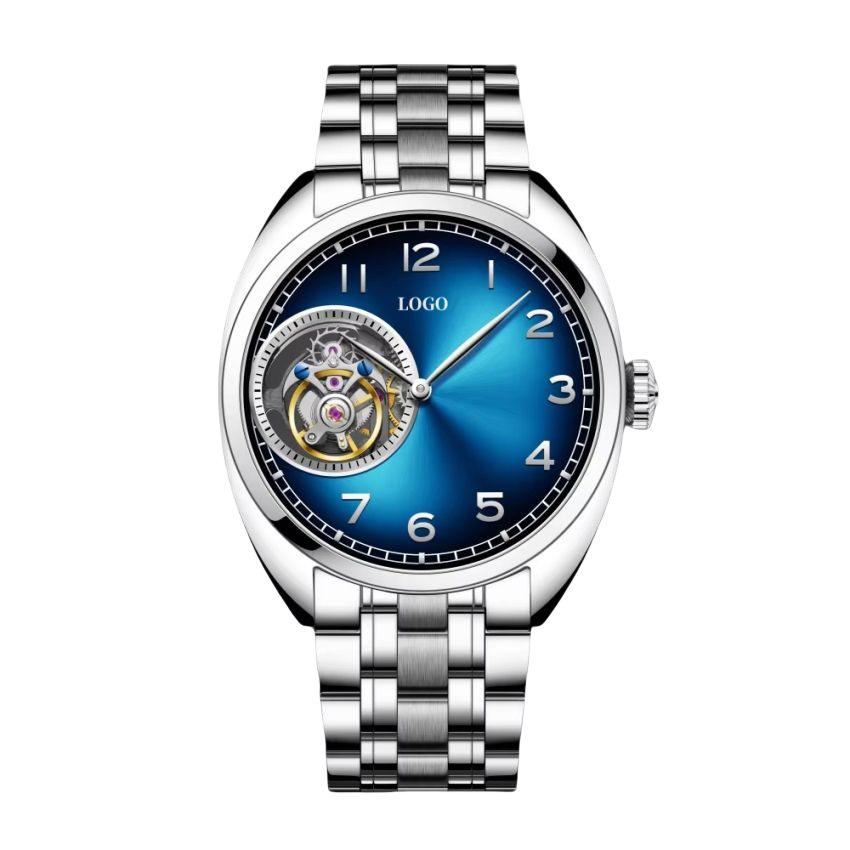 Watch Factory Small Batch Custom Logo Luxury Stainless Steel Watch Waterproof Men's Mechanical Watch