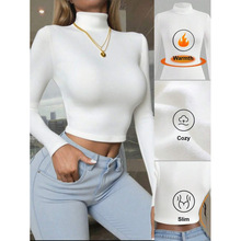 K 34854 High neck rib knit sweater ����������֯���羳��
